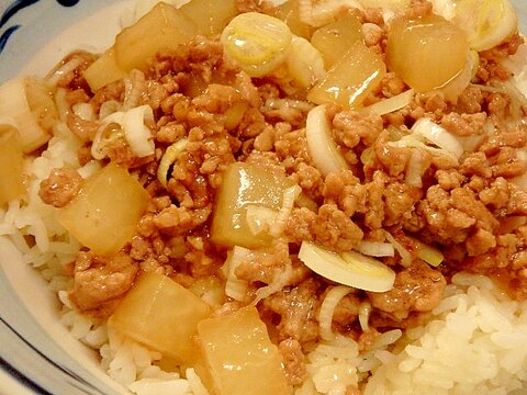 大根そぼろあんかけ丼